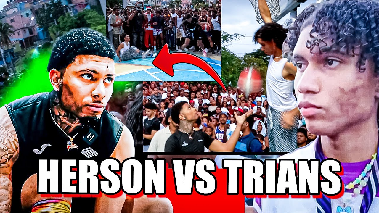 1 vs 1 MAS ESPERADO DE RD - HERSON LA PANTERA VS TRIANS EL NBA