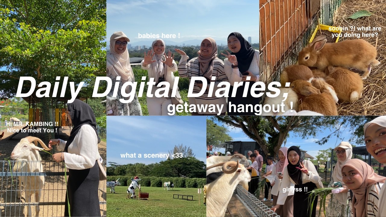 daily digital diaries 🎧🧸💌:  A day in my life vlog || A getaway hangout to Farm Fresh Serdang !!