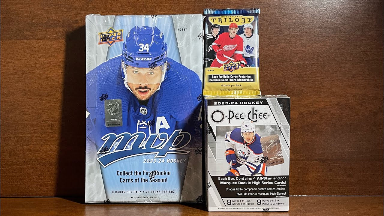 23-24 Trilogy Hockey, O-Pee-Chee and MVP Hobby Box Break!