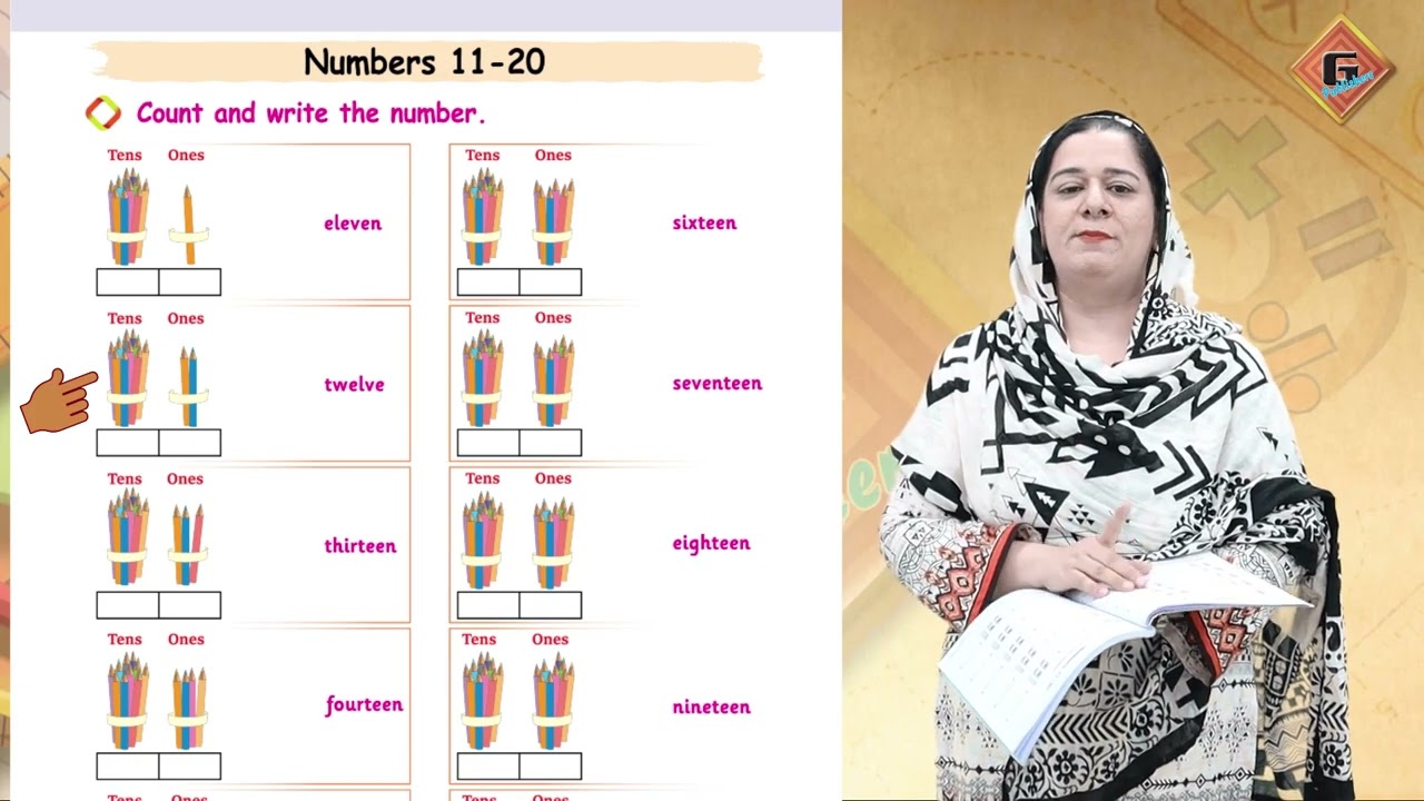Gohar Mathematics 1|Unit 1|Lec 8|Write Numbers 11-30