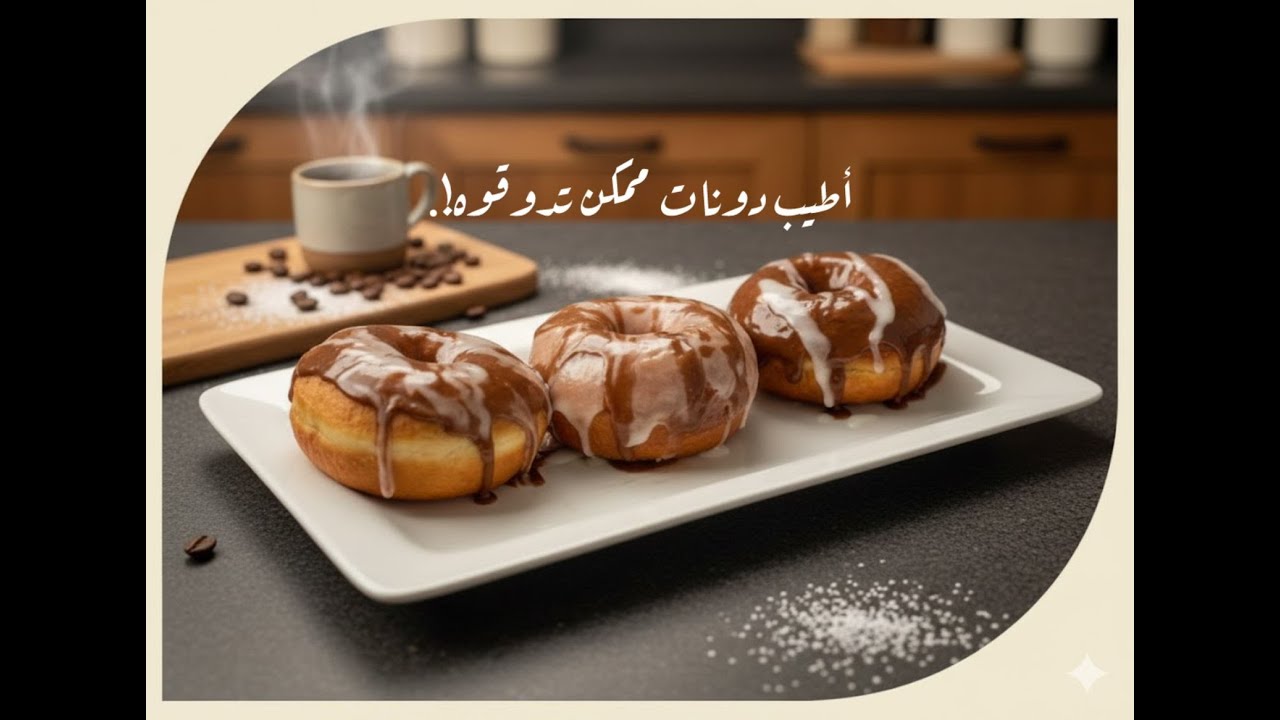 سر نجاح الدونات المقلية الهشة والمغطاة 🍩 كل أكلة إلها قصة عنّا.....