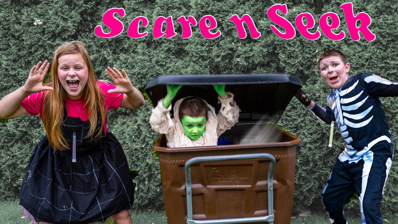 Assistant Plays Scare n Seek Hide n Seek with Ryan and Smalls