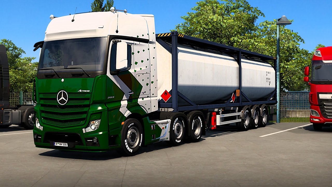 RELAX WITH 4K 60FPS POV IN MERCEDES ACROSS POLAND - EURO TRUCK SIMULATOR 2