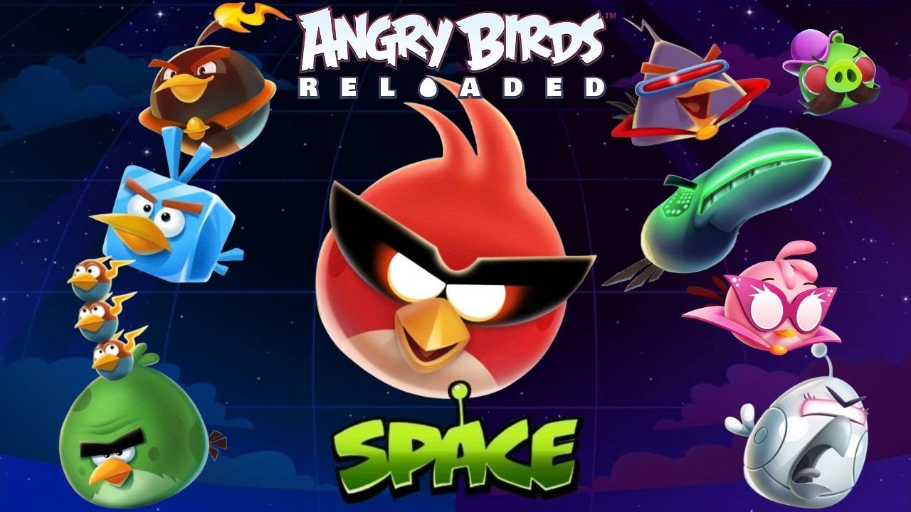 Angry Birds Reloaded (Space) Every Single Level (V3.22)