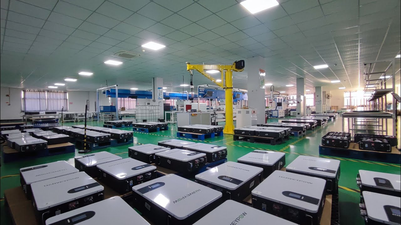 🔋🏭 Inside Look at 48V100Ah Powerwall Production in HARVEYPOW Lithium Battery Factory! 🏭🔋