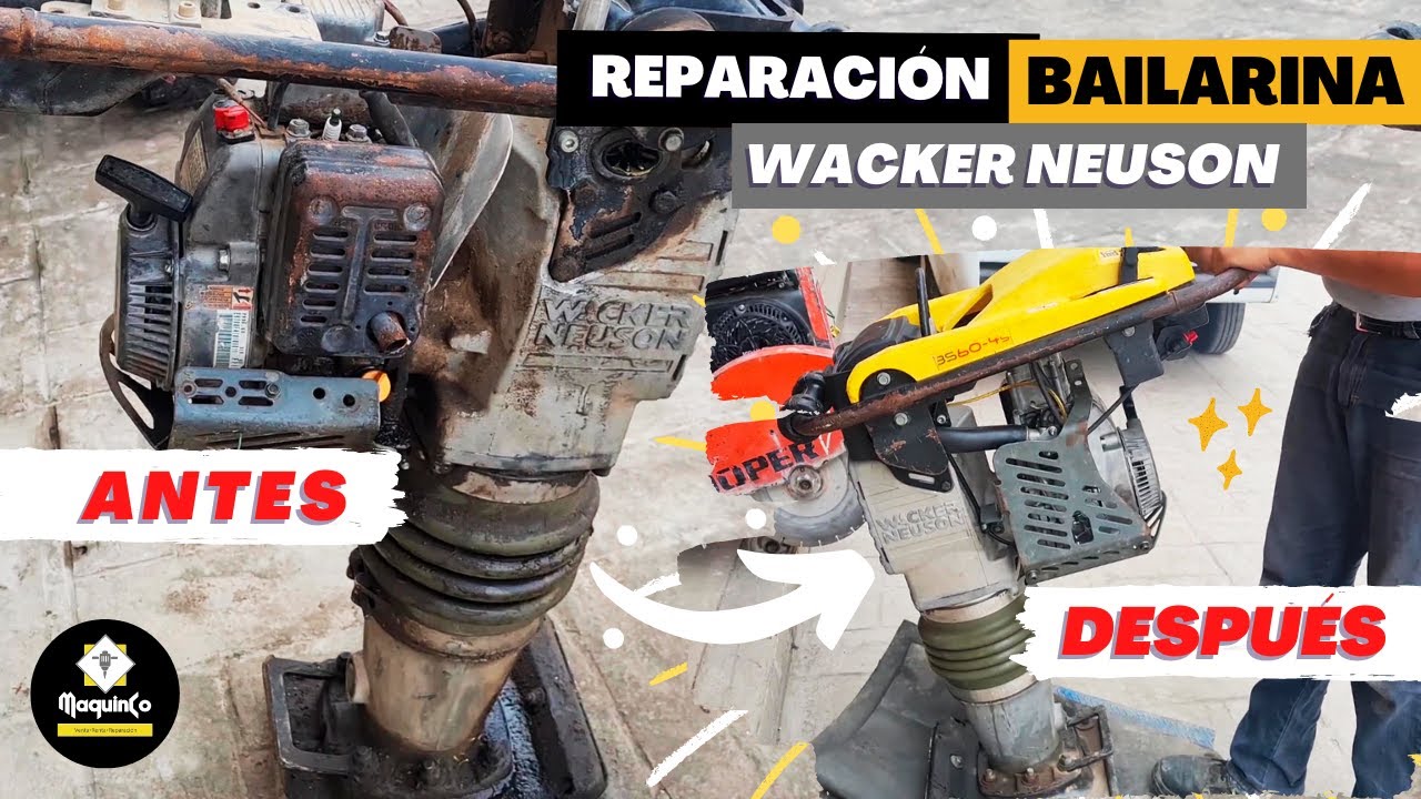 Reparación de Bailarina Wacker Neuson BS60 - 4s | Maquinco maquinaria