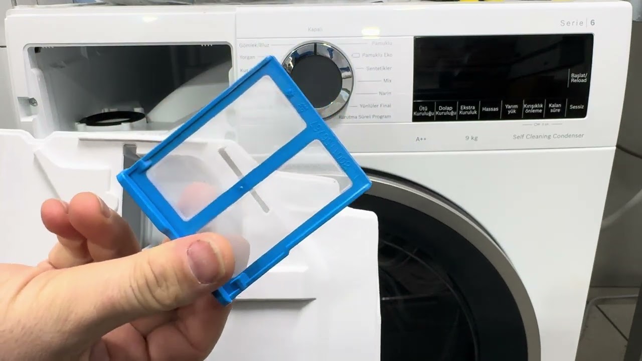 Bosch çamaşır kurutma makinesi self cleaning condenser bakım ve temizlik nasıl yapılıyor? WQG244C1TR