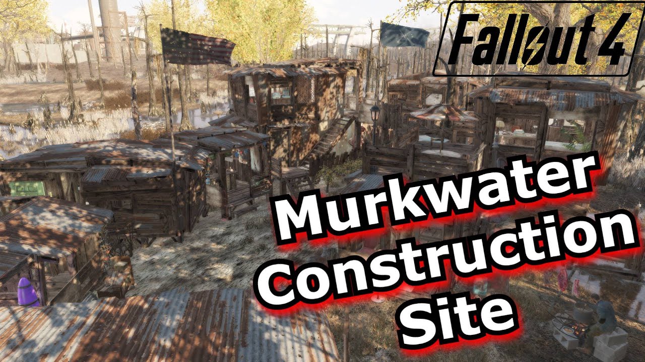 Murkwater Construction Site | Settlement Build | Fallout 4 | Modded