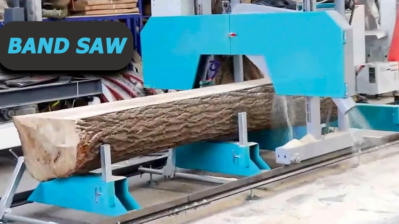 Industrial Wood Horizontal Band Saw: Heavy-Duty Log Cutting for Timber Processing & Furniture Making