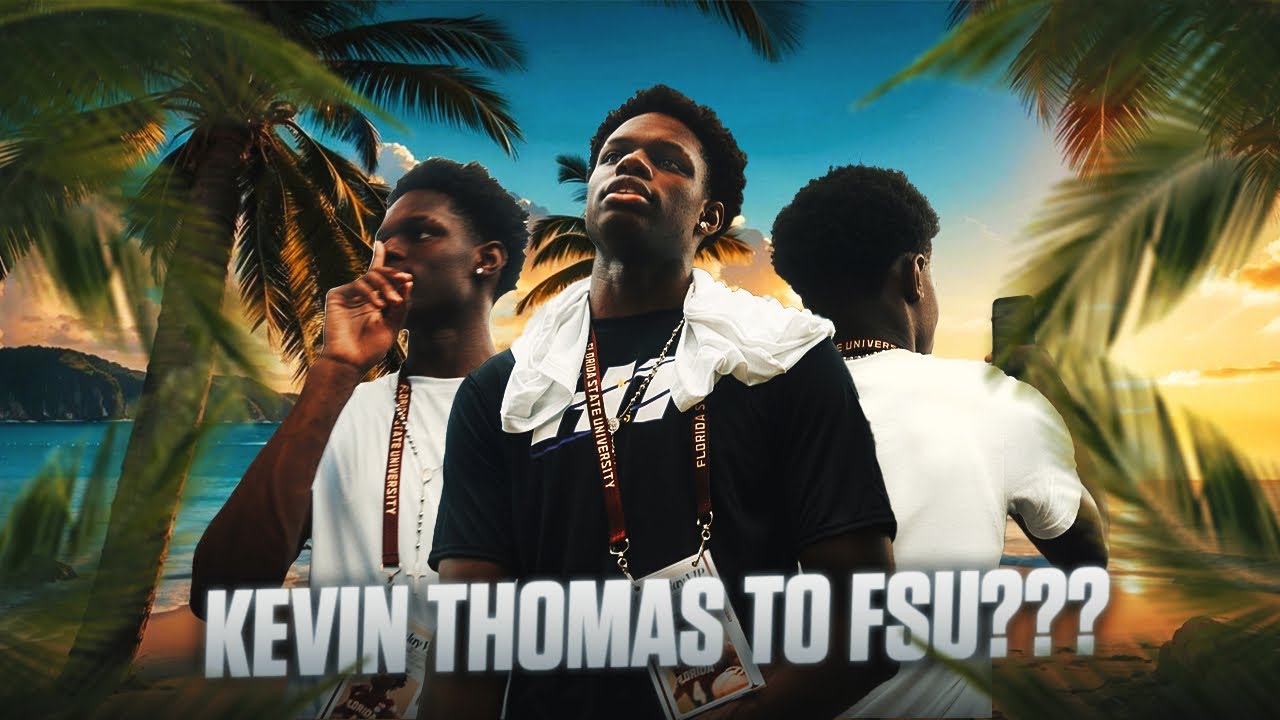 Kevin Thomas visits FSU on historic day (FSU vs Alabama)