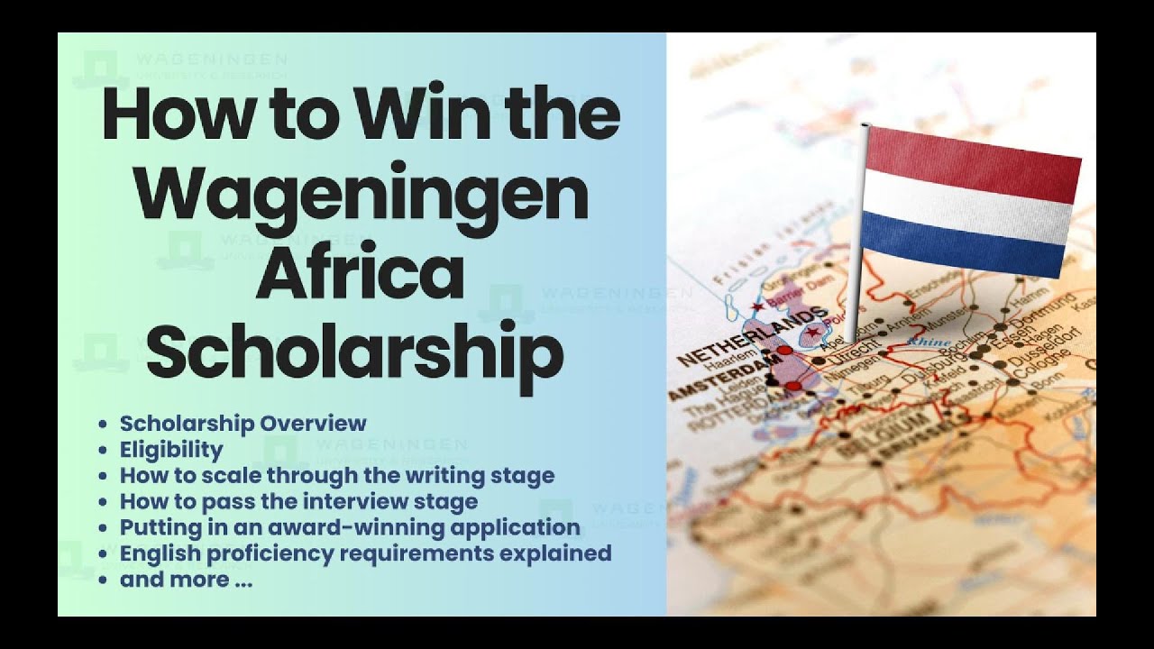 How to Win the Wageningen Africa Scholarship | Essay and Interview Tips #MWC59