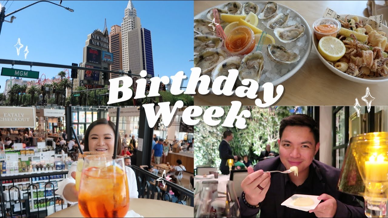 Birthday Week Vlog | Staycation at Park MGM, Joel Robuchon, Bargain Shopping and Local Eats