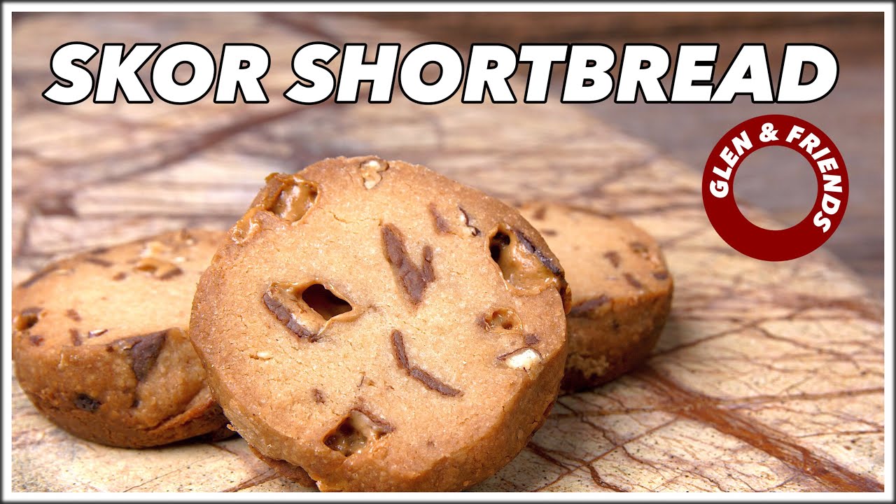 Skor Shortbread Crunch Cookies - Glen And Friends Cooking