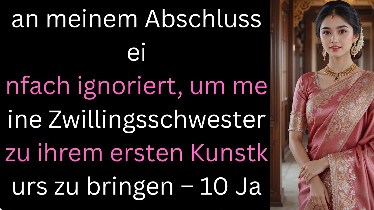 Meine Familie ignorierte meinen Abschluss für die Kunststunde meiner Zwillingsschwester – 10 Jahr