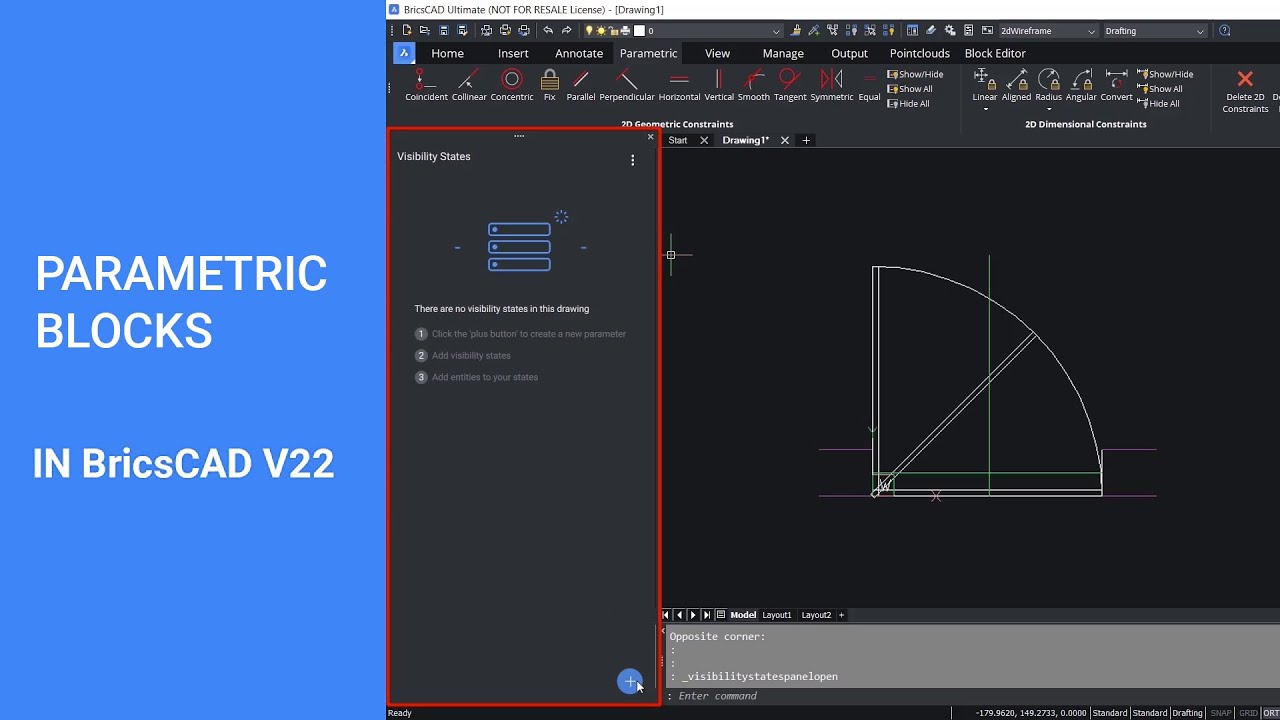 PARAMETRIC BLOCKS IN BricsCAD V22