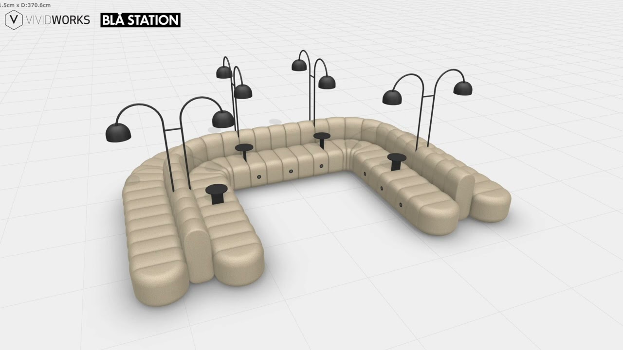 VividWorks: Public Space Sofa Configurator for Bl&aring; Station