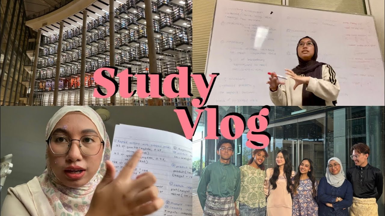STUDY WEEK VLOG📚business management student productivity