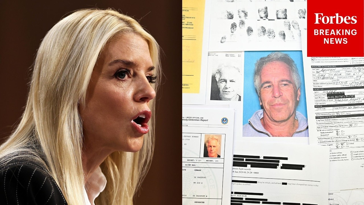 Pam Bondi Vows To Unredact Names Of People Whose Names Shouldn't Have Been Hidden In Epstein Files