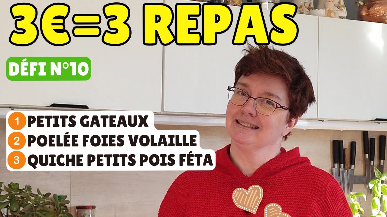 👍nouvelle vidéo : MANGER POUR 3 € PAR JOUR | 3 recettes économiques et faciles à faire 😊