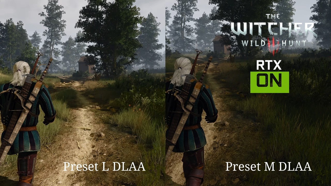 DLSS 4 5 Preset L Vs M || Raytracing || Witcher 3