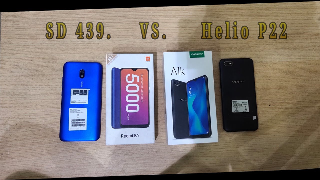 Mi Redmi 8A VS Oppo A1K Speed Test 💥💥💥