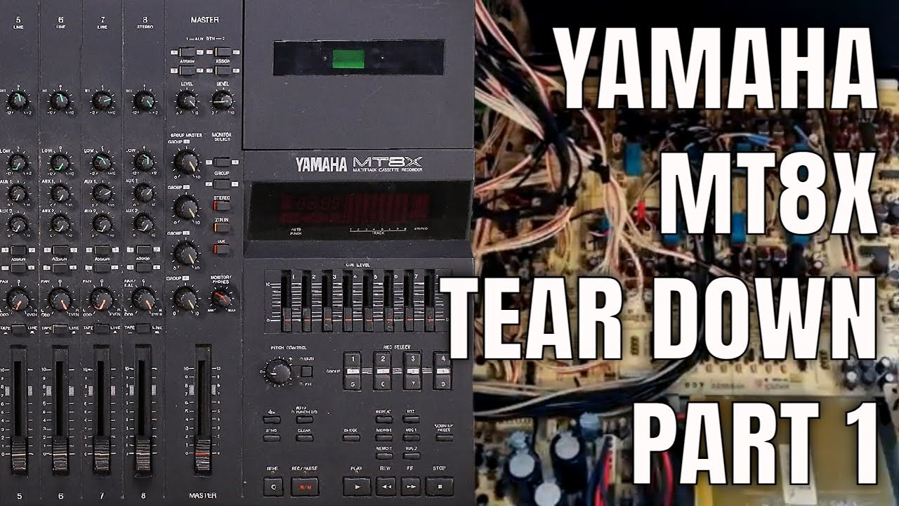 Yahama MT8X Mk1 | Tear Down | 1 | Open Case, Remove Transport
