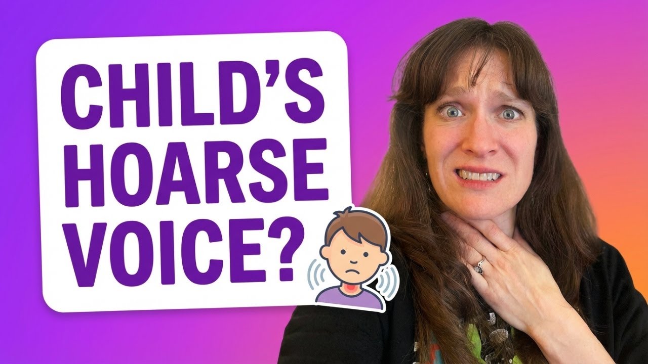 Why Does My Child Have a Raspy Voice? Common Causes Explained.