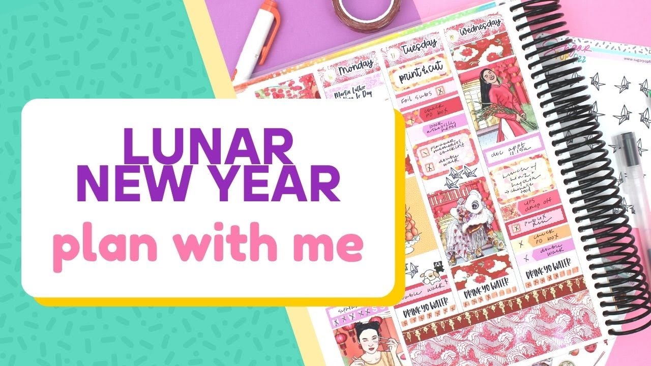 January Plan With Me || Lunar New Year || Sugar Pop Fizz