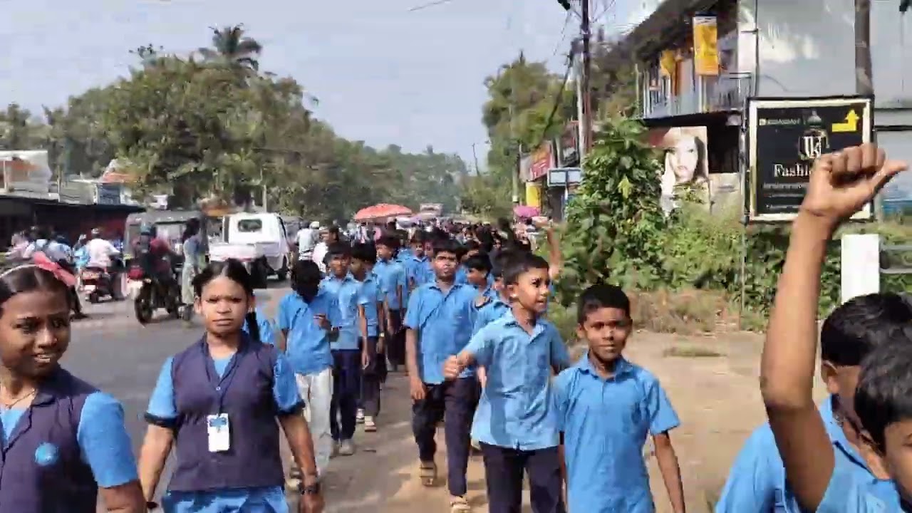 വിജയാഹ്ലാദപ്രകടനം ജി യു പി എസ് എടത്തറ#school