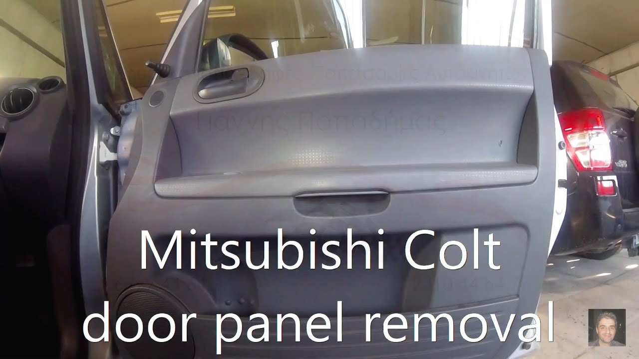Mitsubishi Colt  2002-2013   door panel removal