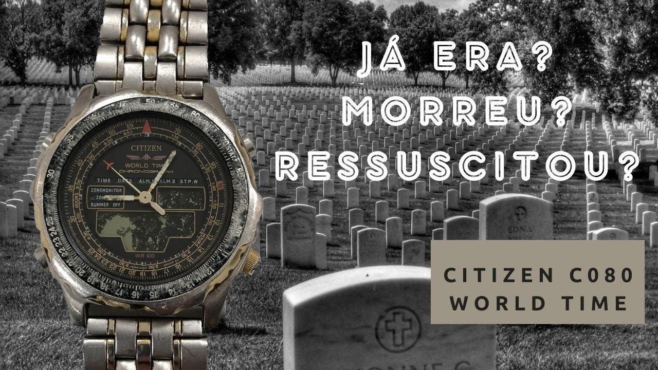 Restauração Relógio Citizen New Wingman C080 - Veja o Resultado @Hospitaldosrelogios