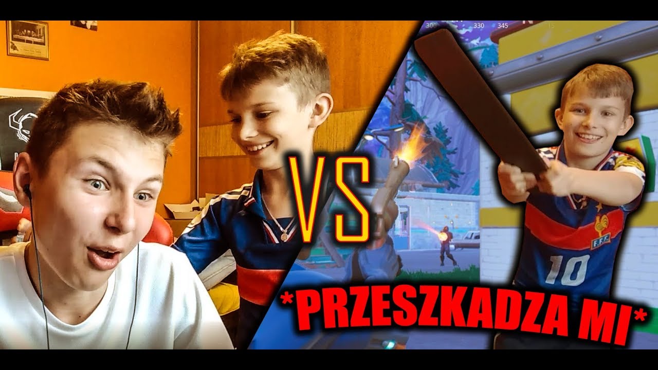 BRAT PRZESZKADZA MI W GRANIU😎🤬