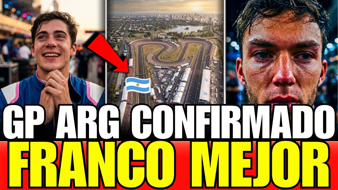 🚨BOMBAZO! Franco Colapinto MEJOR que GASLY y GP ARGENTINA Confirmado | F1 ALPINE