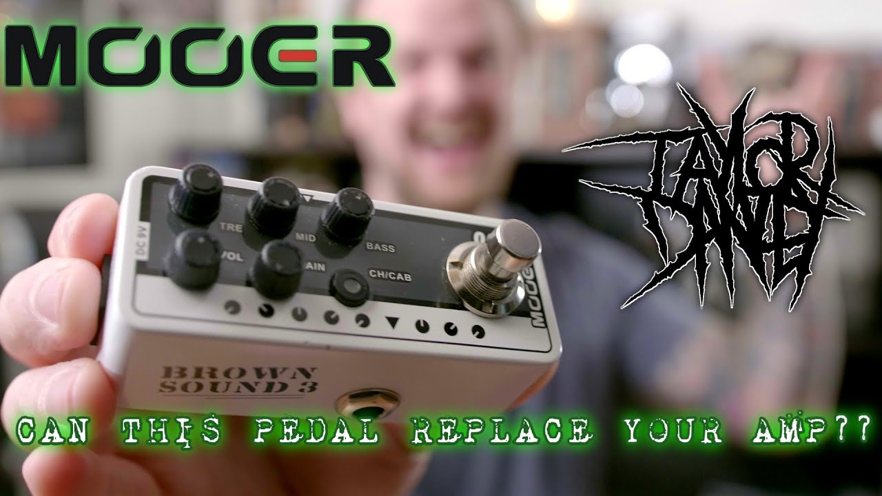 Mooer micro preamp 005 Brown Sound demo with a 4 x 12 cabinet. Can a pedal replace a tube amp?