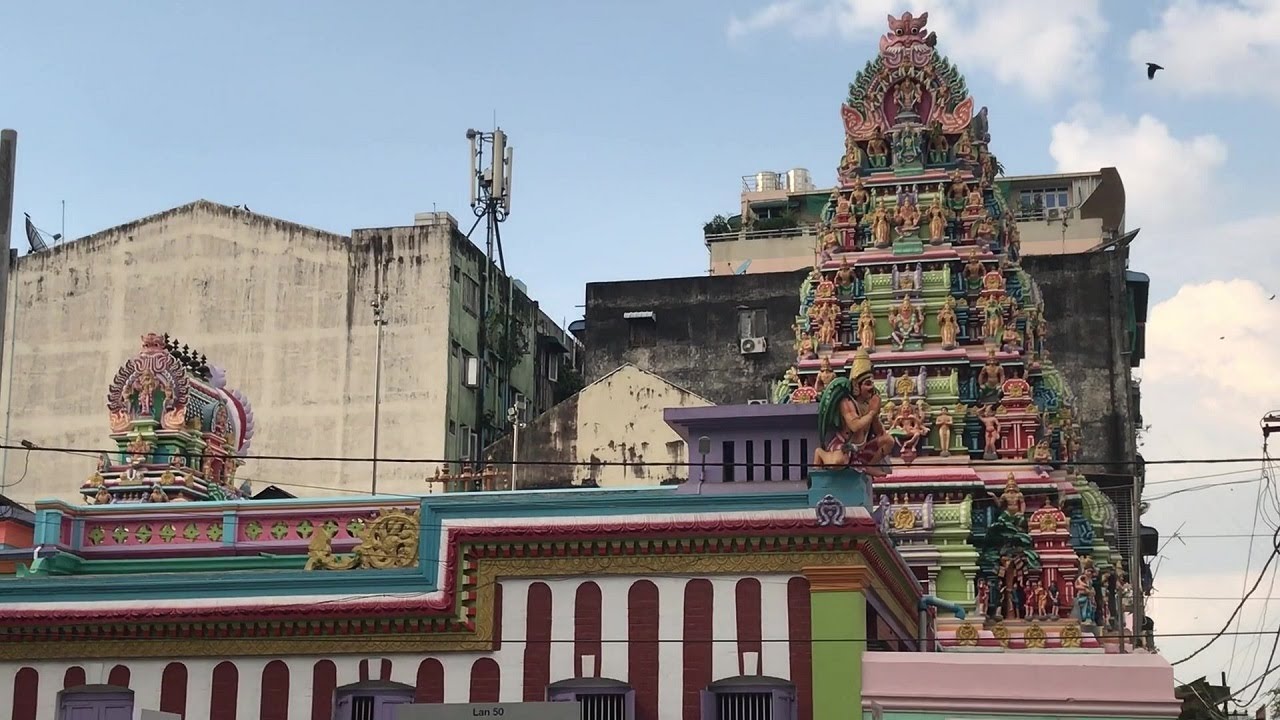 Tamil and Sikh Temple at Neighborhoods in Yangon