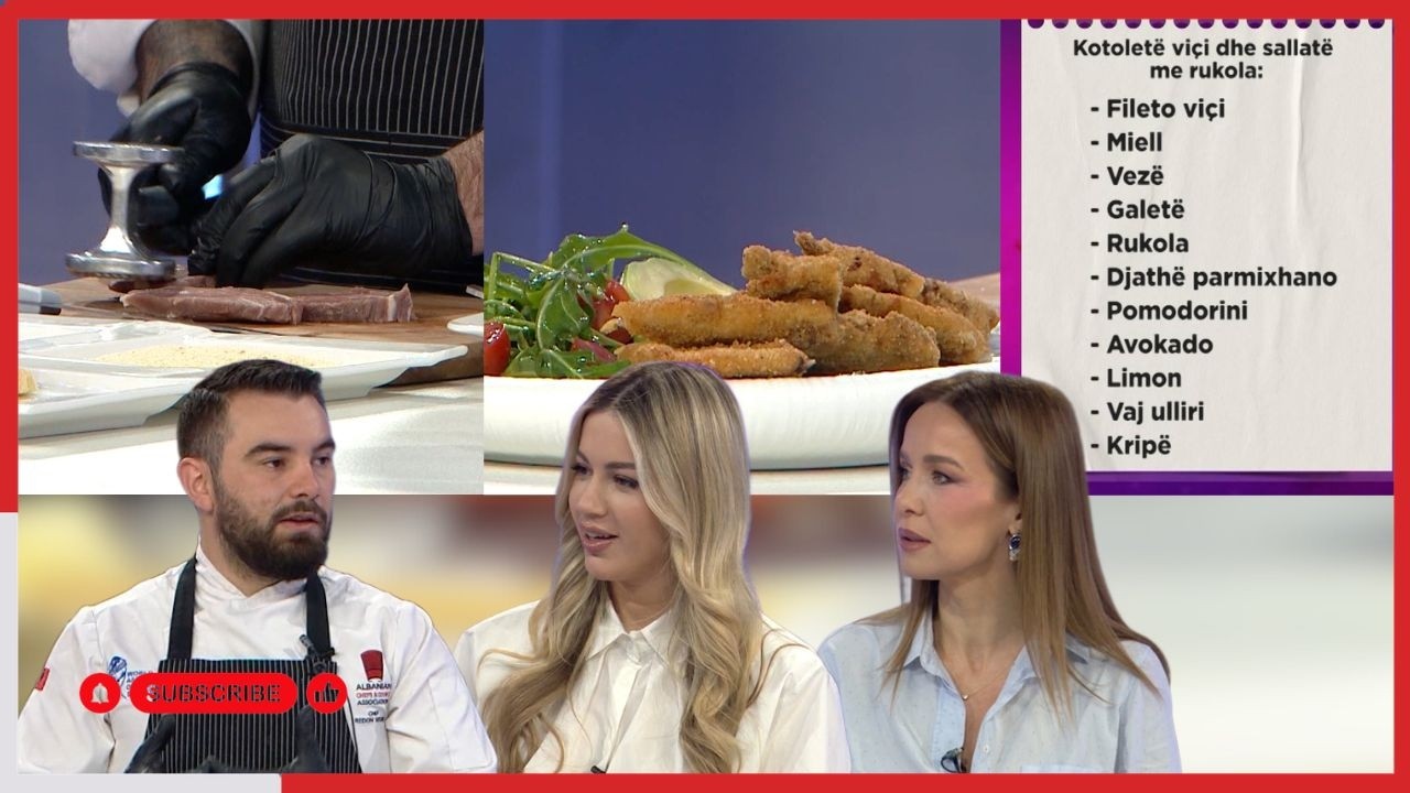 Receta e ditës: Kotoletë viçi dhe sallatë me rukola | Eja te ne