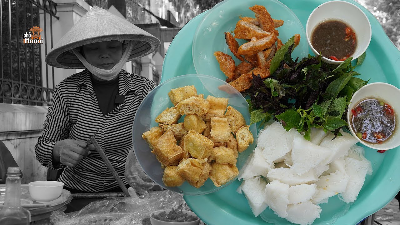 Tìm quán Bún đậu mắm tôm vỉa hè vừa tiện vừa ngon ở Hà Nội là cực hiếm #hnp