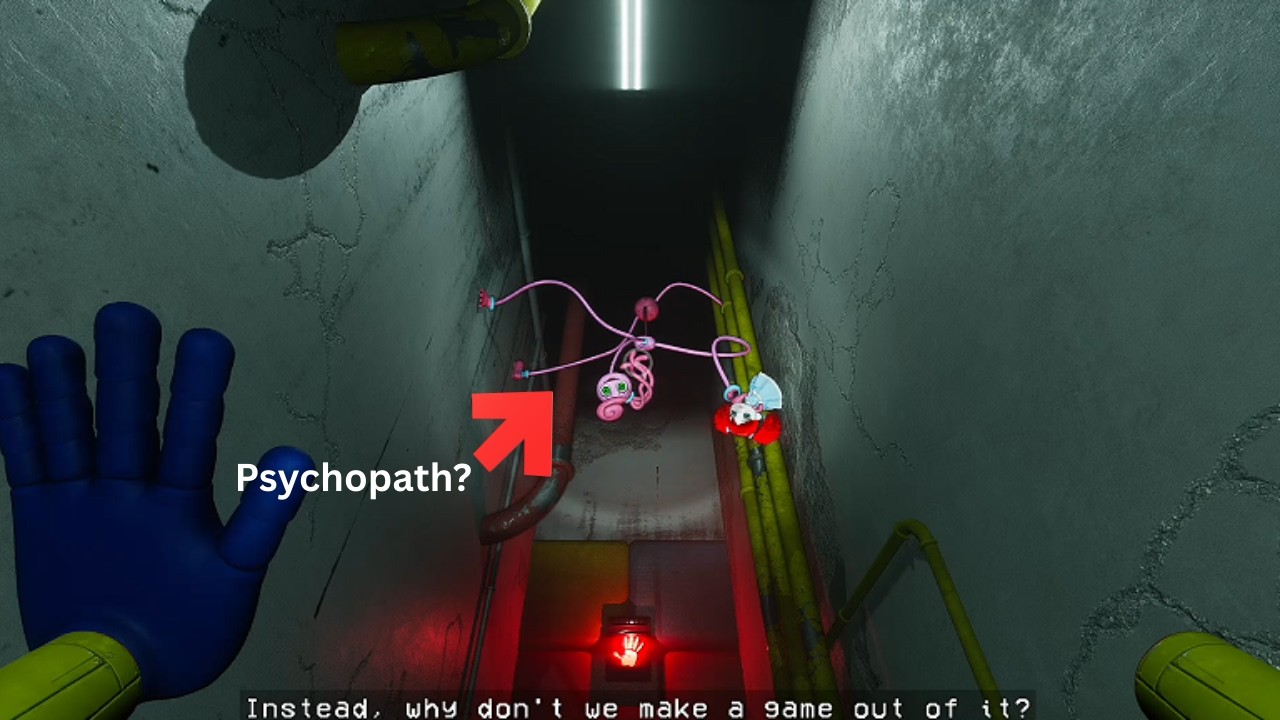 Being forced to play games or else I die in Poppy Playtime Chapter 2