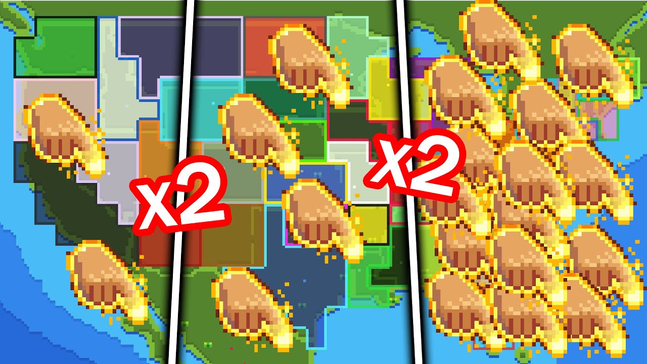 USA Battleroyale with god Fingers! (Worldbox)