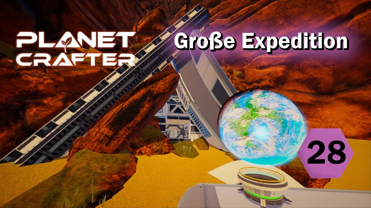 Planet Crafter #28 – Wir haben die ERDE! 🌍 Das riesige Wrack & der Keycard-Raum
