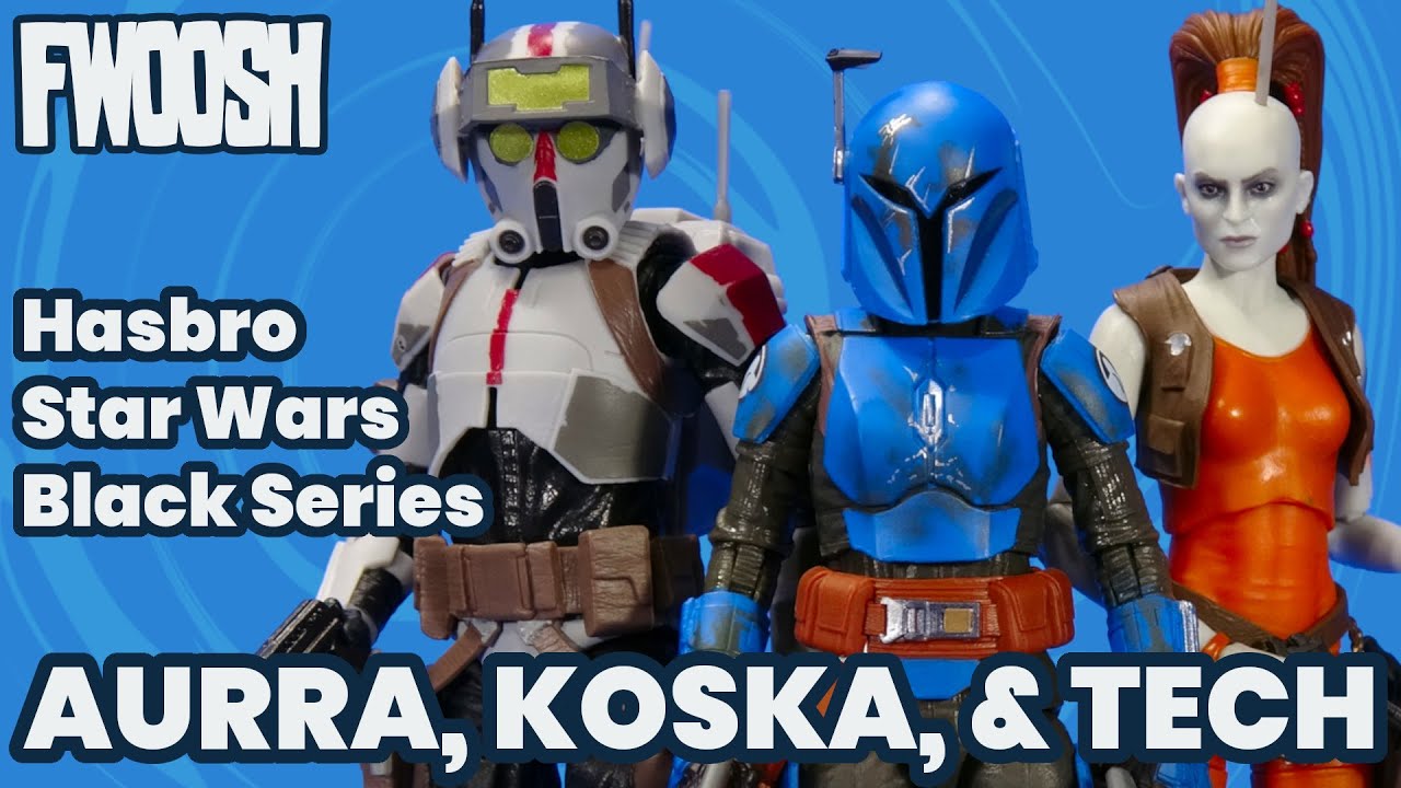 Star Wars Black Series Aurra Sing, Koska Reeves, Tech Mandalorian Bad Batch Action Figure Review