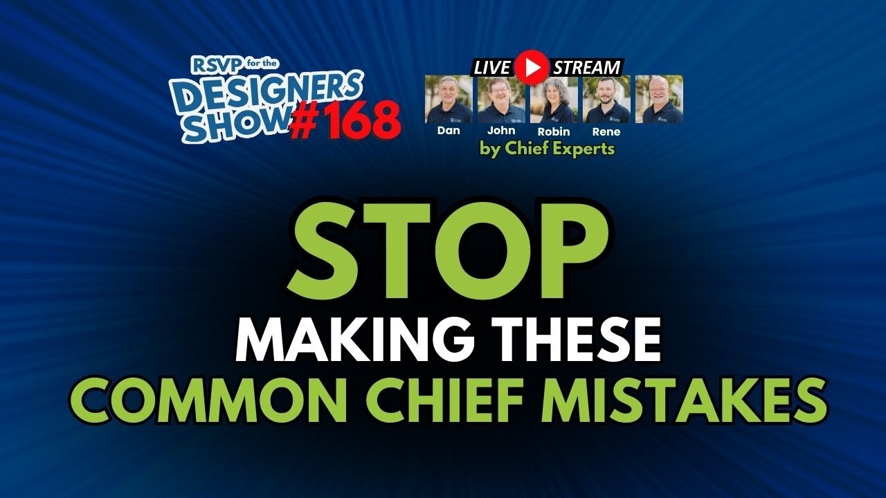Stop Making These Common Chief Mistakes -  Designers Show #168