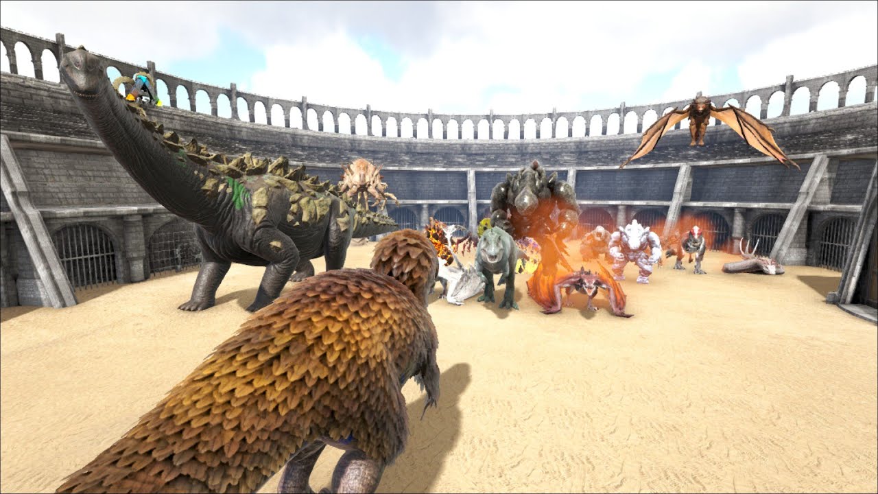 Dodorex vs Alpha/OP/Boss creatures | Ark Battle [Ark: Survival Evolved]