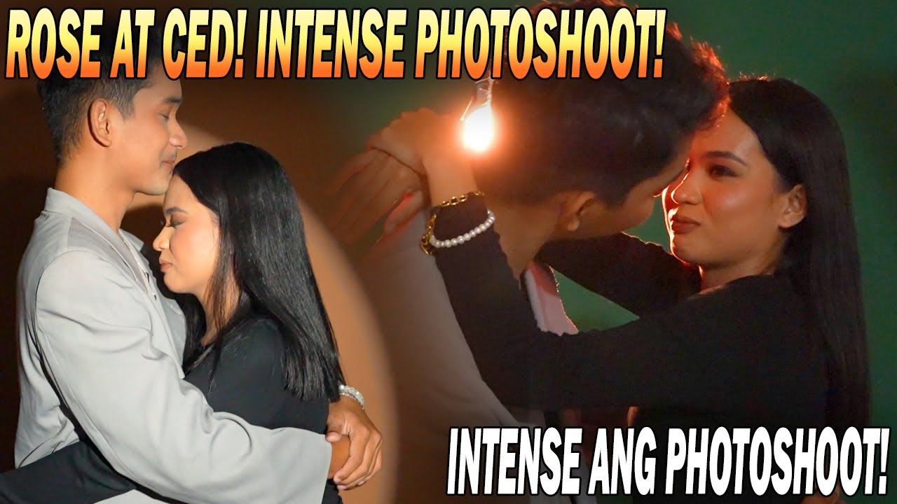 ROSE ANN AT CED INTENSE PHOTOSHOOT! NAGKISS SILA?