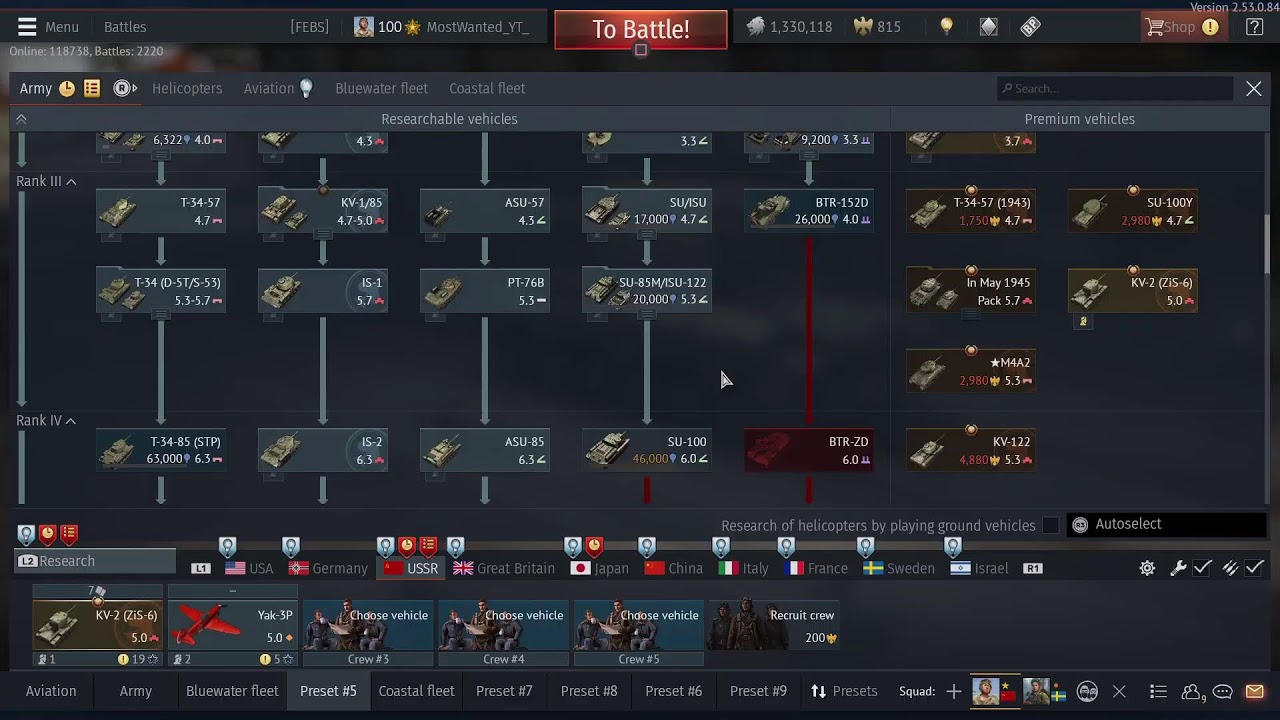 War Thunder | suggest a tank ill play!