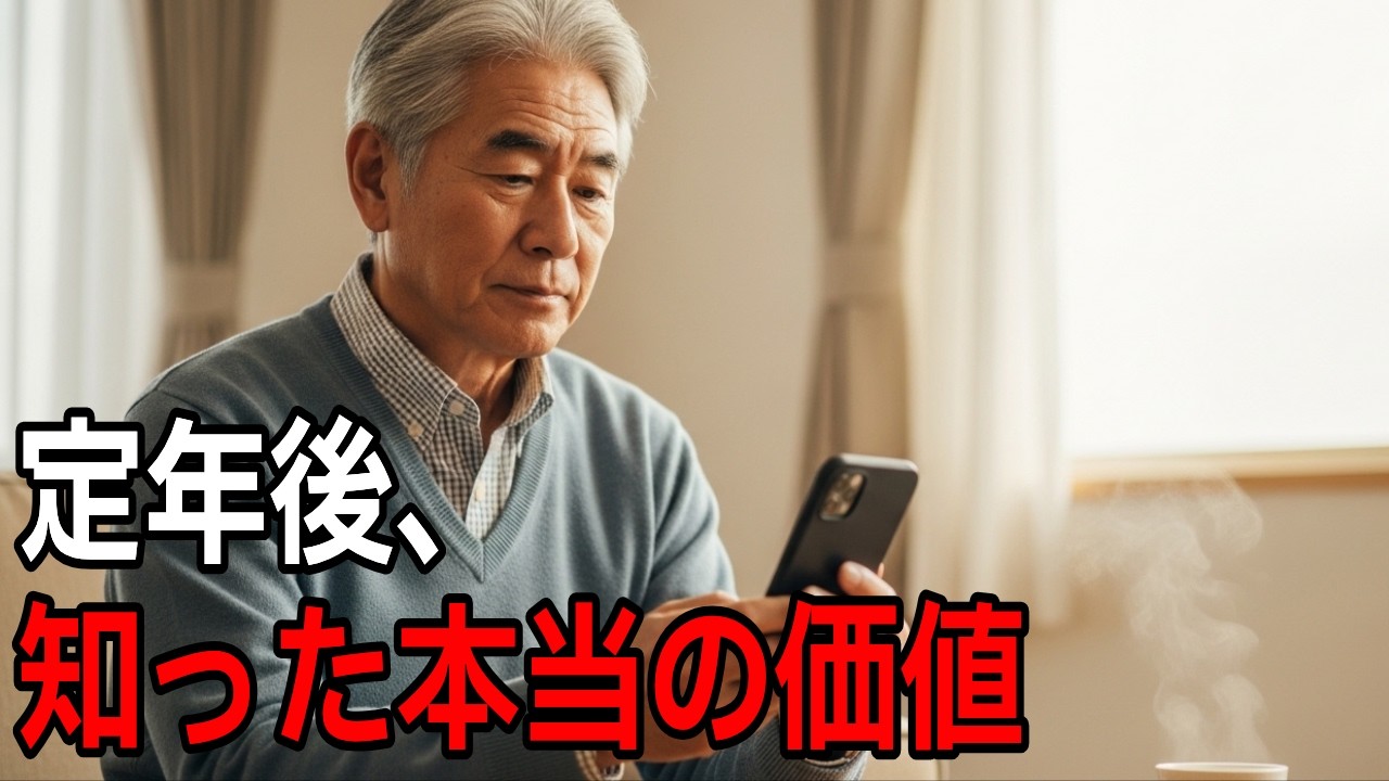 「涙が止まらない」定年後に知った本当の価値【日本感動ドラマ】