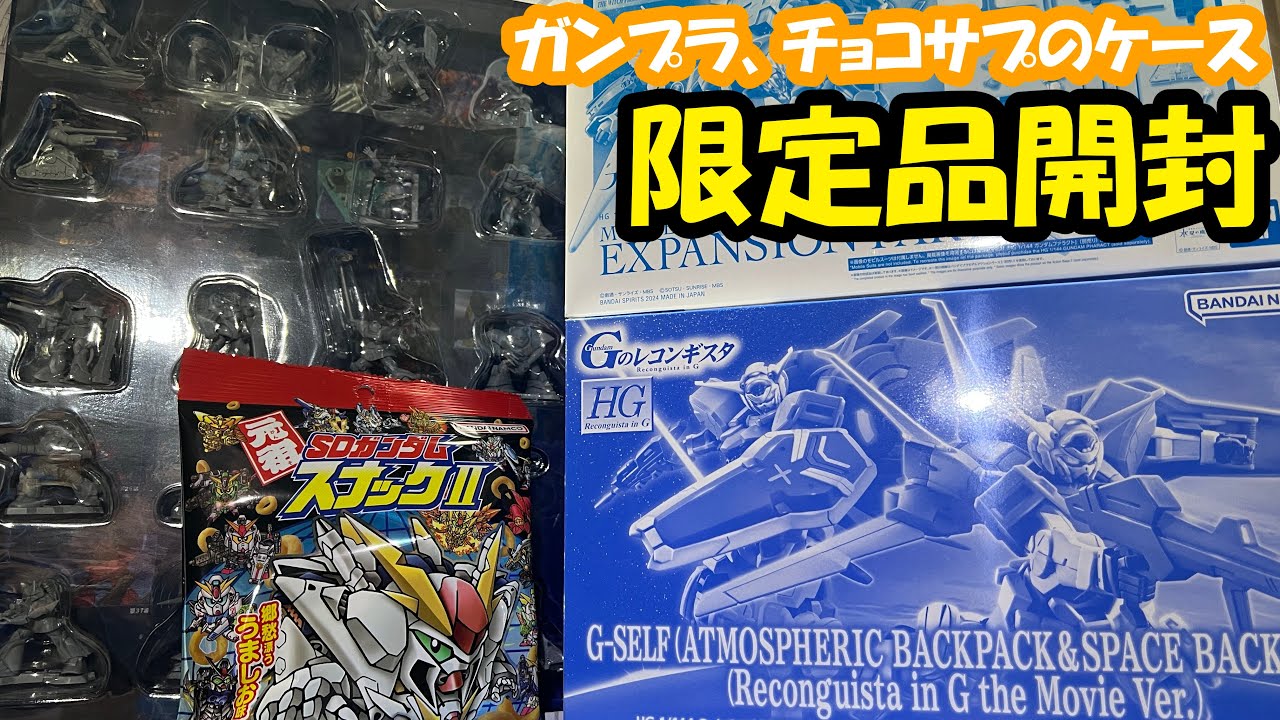 【プレバン】チョコサプ コレクタブルケース＆再販ガンプラが届いたので開封！【機動戦士ガンダム】