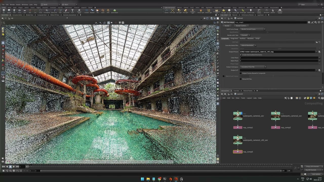 Gaussian splats combined with AI upscalers to create concepts?