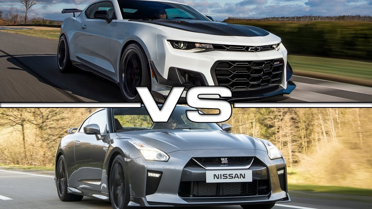2018 Chevrolet Camaro ZL1 vs 2017 Nissan GT-R