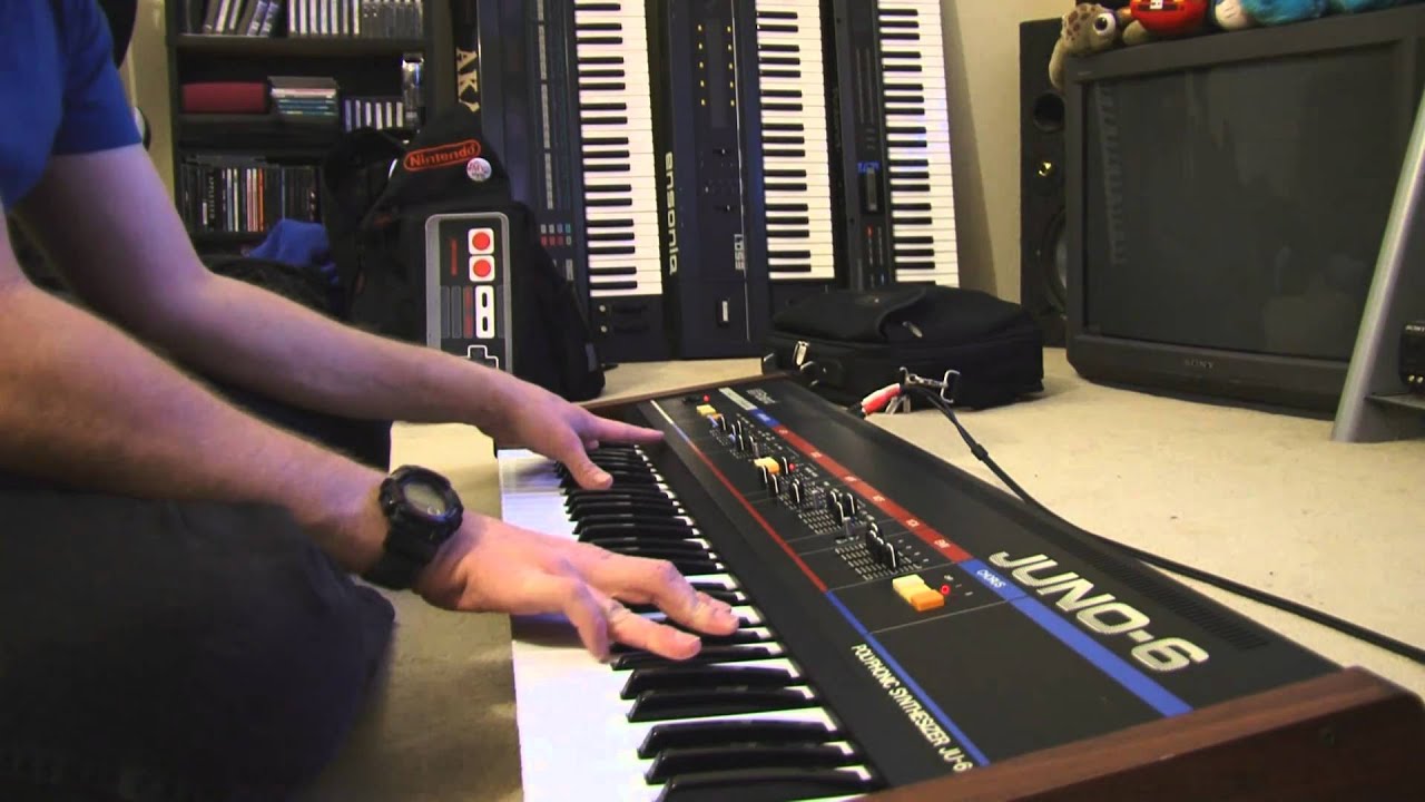 Roland Juno 6 (1982) HQ sound demo by Digital Strings